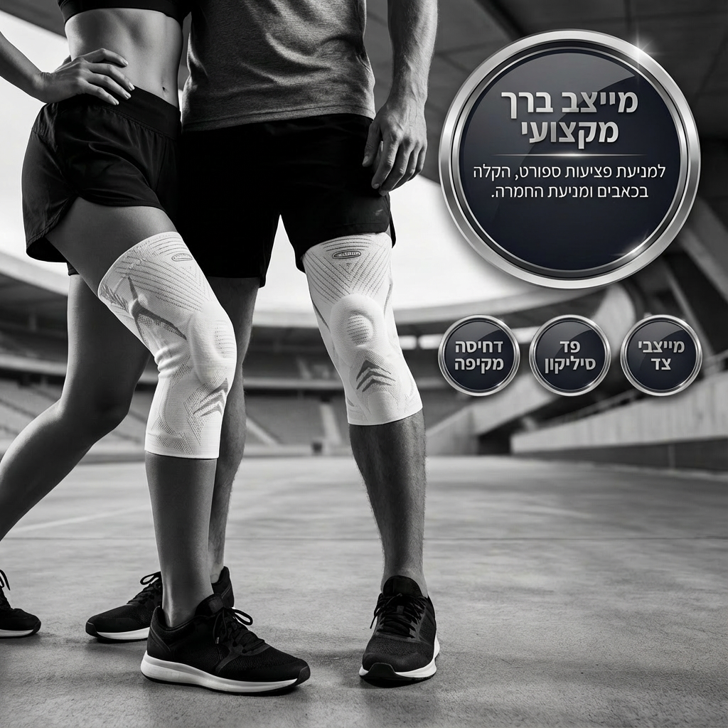 מייצב ברך מקצועי פד סיליקון