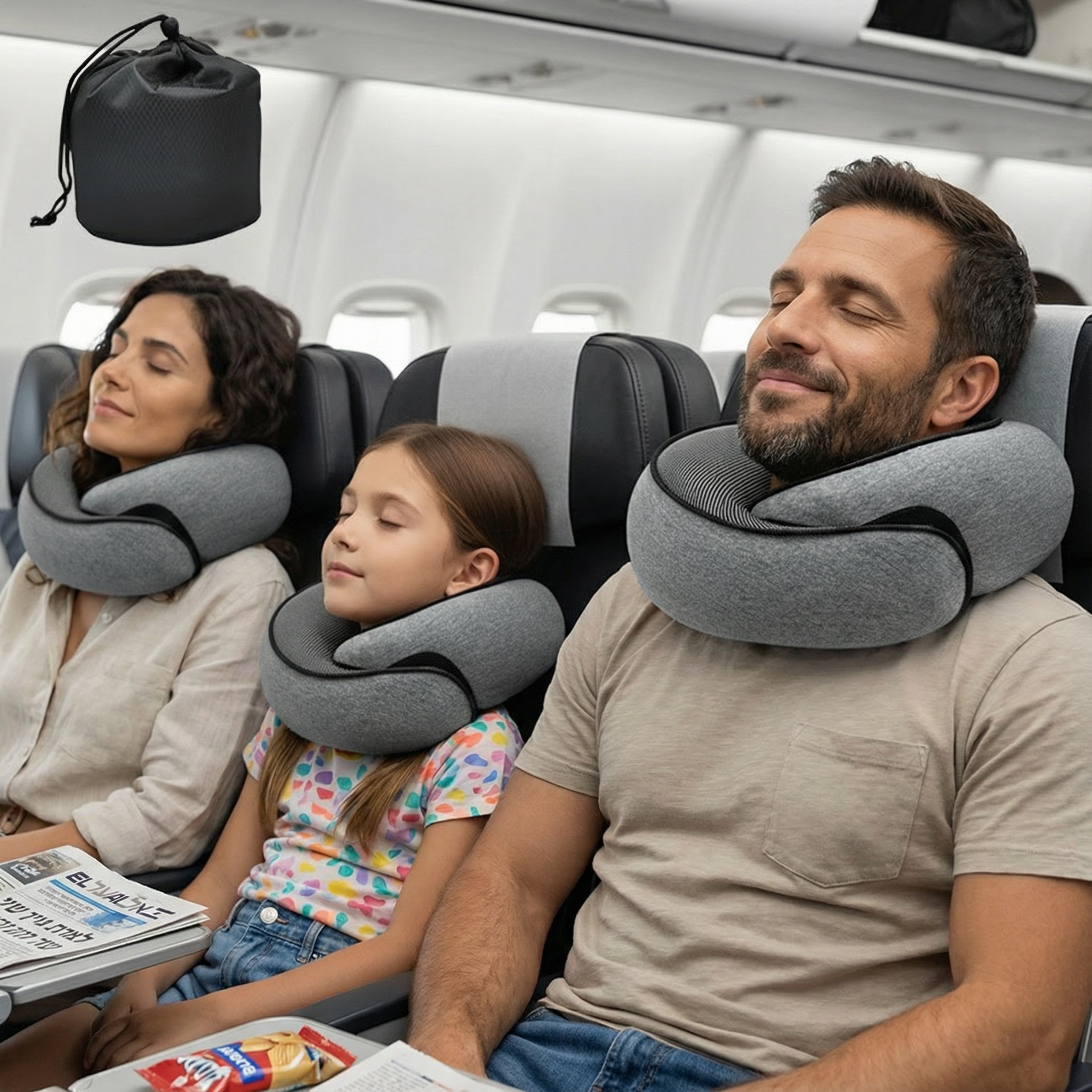 כרית נסיעות ויסקו 360°