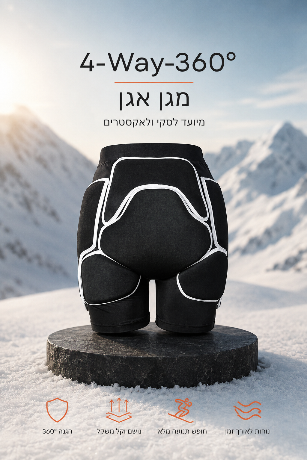 4-Way-360° מגן אגן
