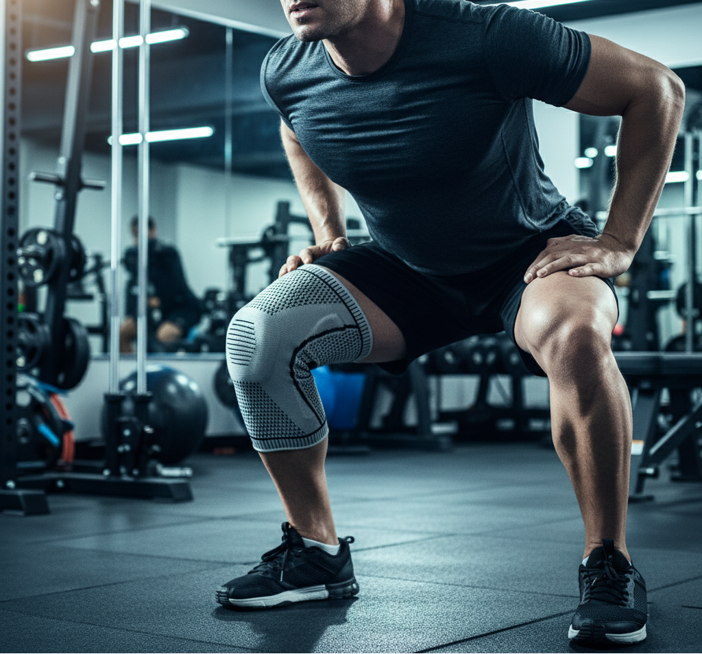 מייצב ברך תמיכת סיליקון