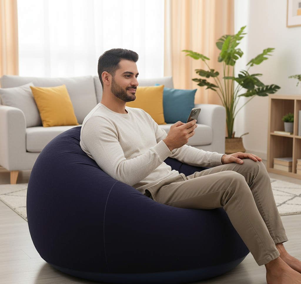 כורסת ספה מתנפחת ניידת