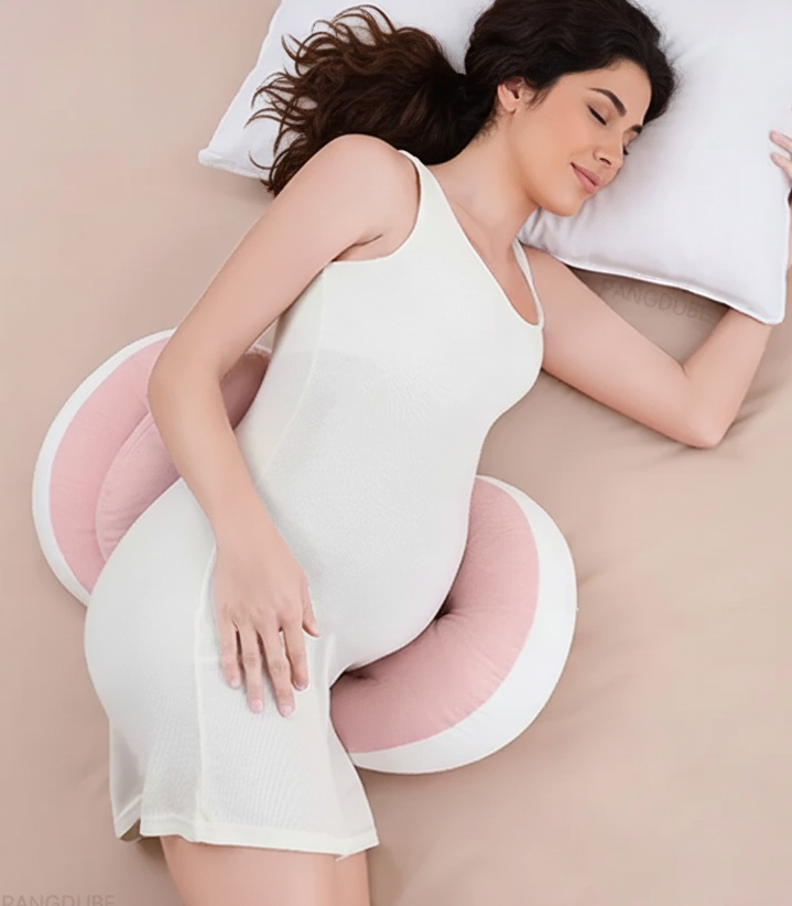 כרית היריון ארגונומית (תמיכה מותנית ובטנית)