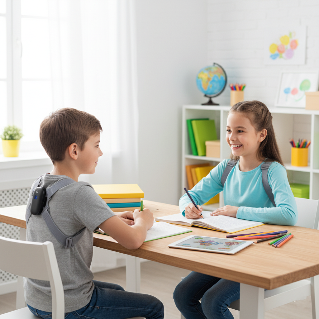 חגורת תיקון יציבה חכמה - חיישן רטט