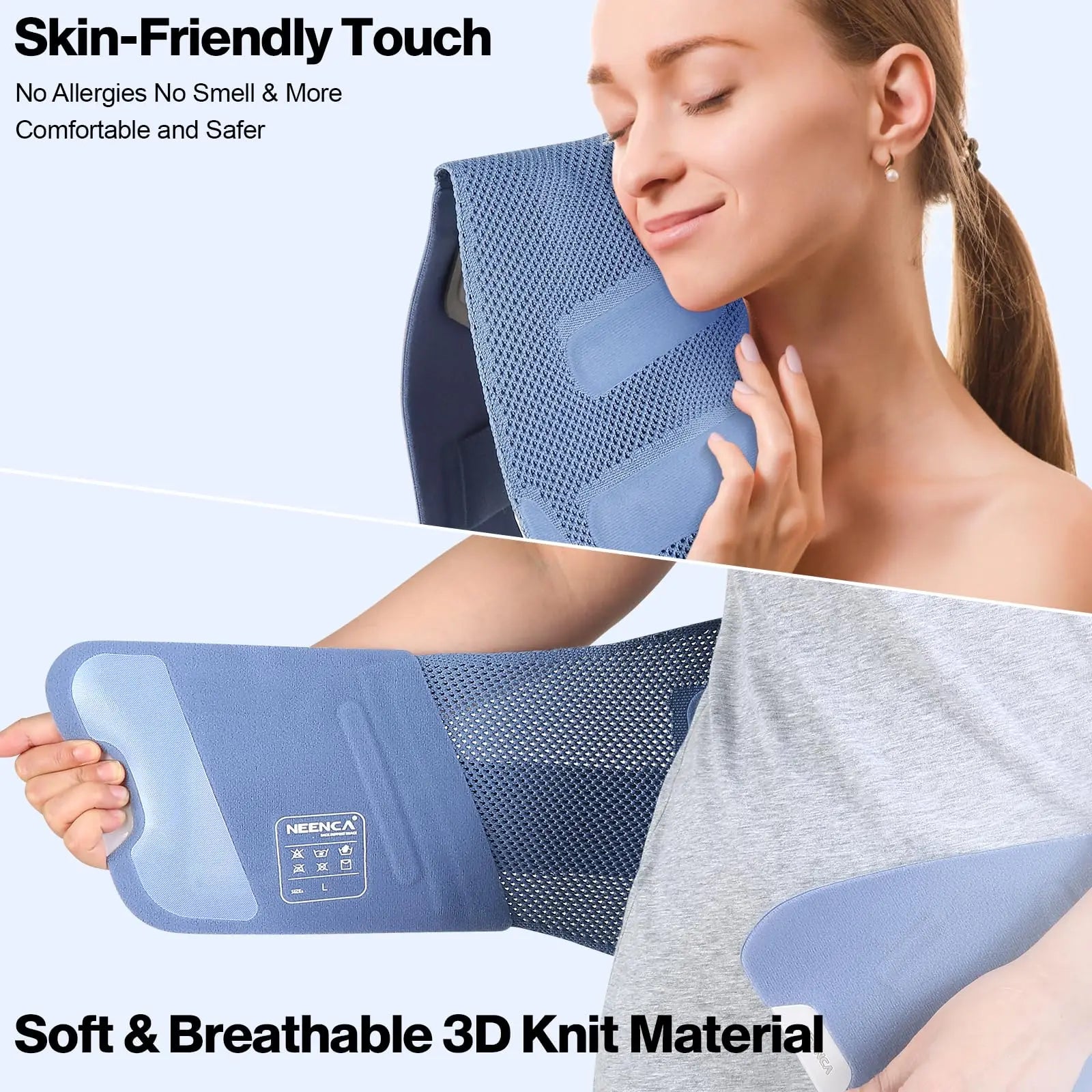 חגורת תמיכה מתכווננת לגב תחתון