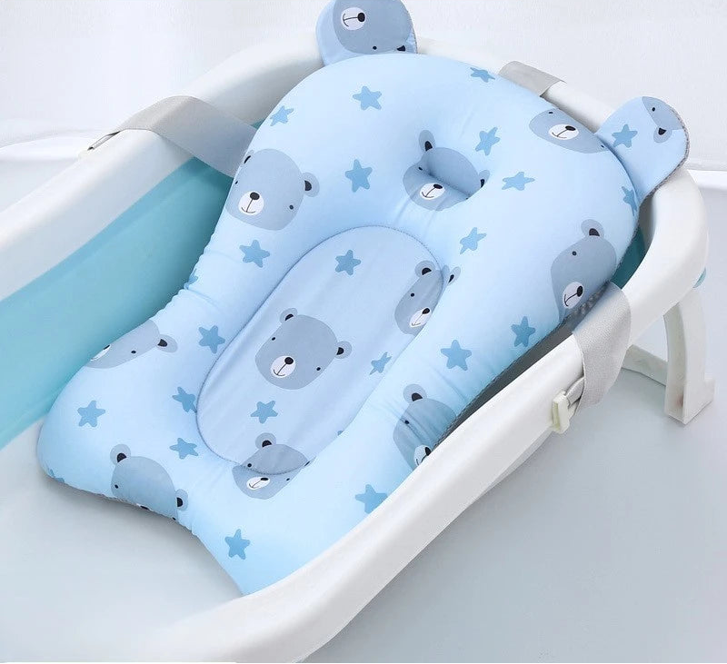 עריסת בטיחות לתמיכה ושכיבה בזמן האמבטיה