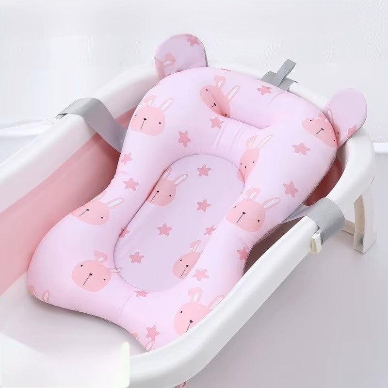 עריסת בטיחות לתמיכה ושכיבה בזמן האמבטיה