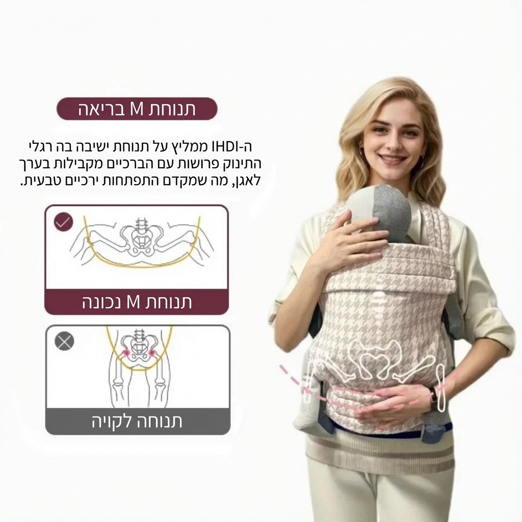 מנשא ארגונומי רב-תכליתי