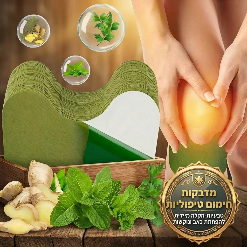 מדבקות חימום טיפוליות להקלה מיידית