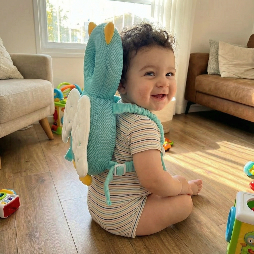 כרית הגנה לראש ולגב התינוק