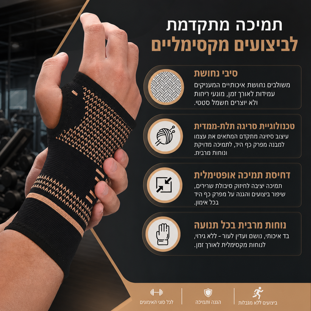 שרוול קומפרסיה ליד 360°