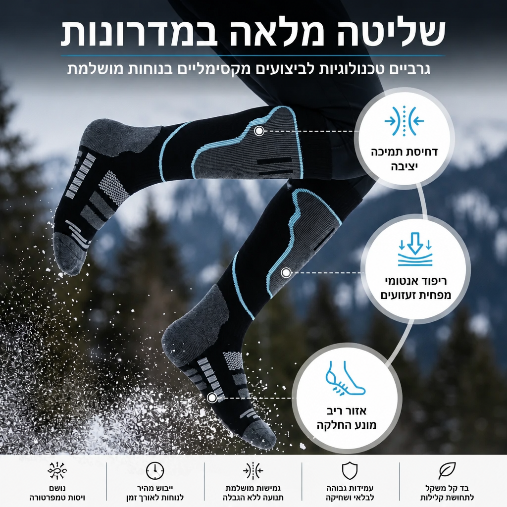 גרבי סקי תרמיות-