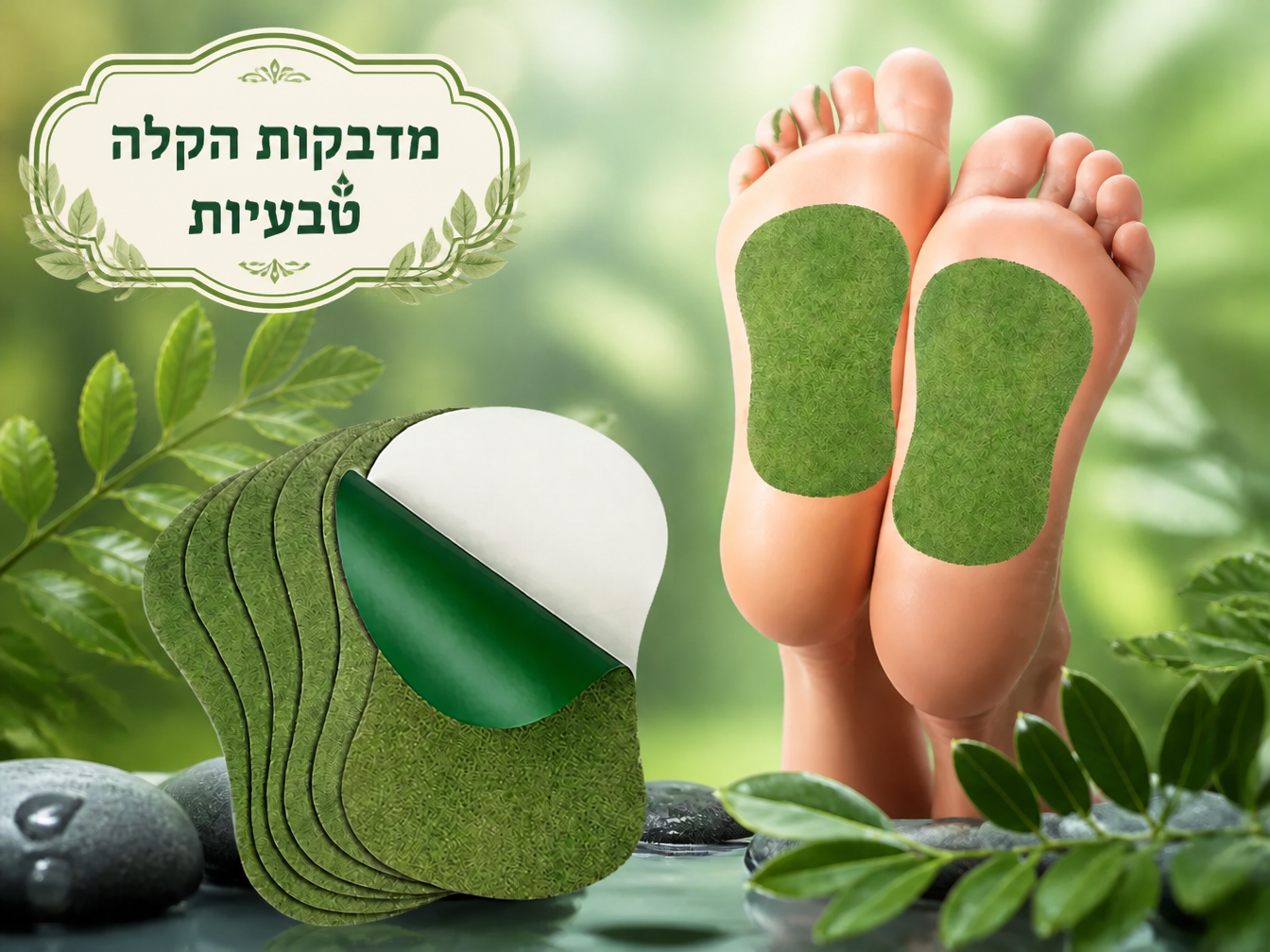 מדבקות חימום טבעיות לכפות הרגליים